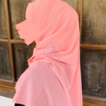 Chiffon Georgette hijab - Peach
