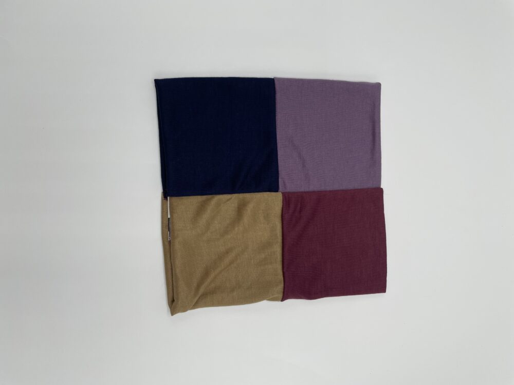 Crinkle silk hijab with niqab set