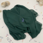 Chiffon Georgette hijab - Bottle green