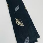Printed Lawn Hijab - Black