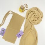 Matching Hijab & Niqab Set -Cream