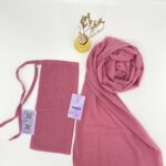Matching Hijab & Niqab Set -Pink