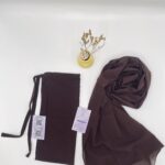 Matching Hijab & Niqab Set -Brown