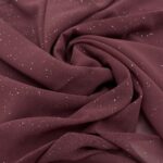 Glitter Chiffon Hijab -Mulberry