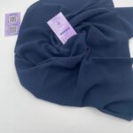 Chiffon Georgette Hijab - Navy Blue