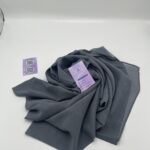 Chiffon Georgette Hijab - Dark Gray