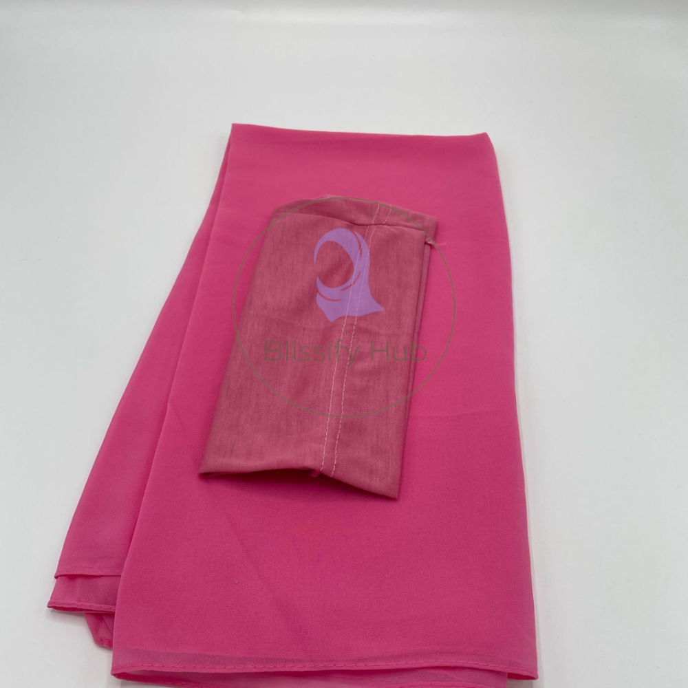 Matching Hijab & Cap Set