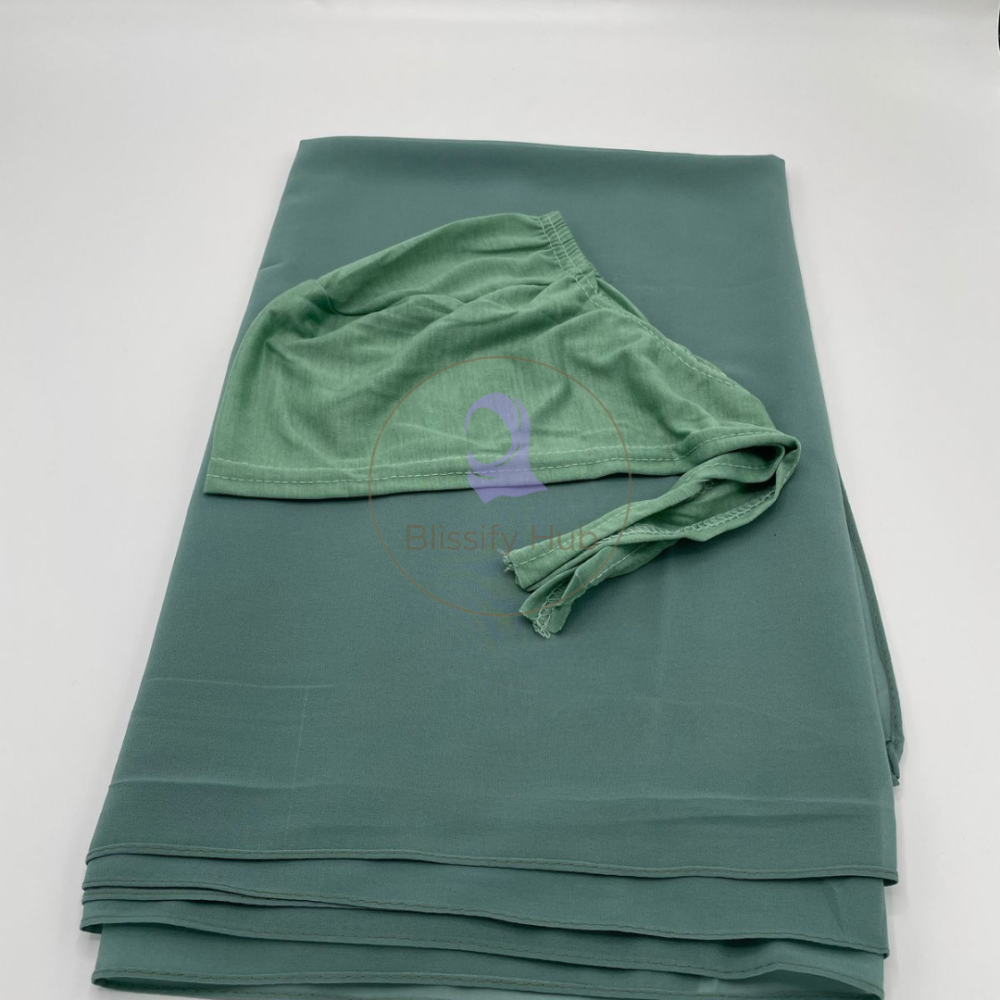 Matching Hijab & Cap Set